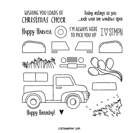 Ride With Me Stamp Set Ink and Ingenuity