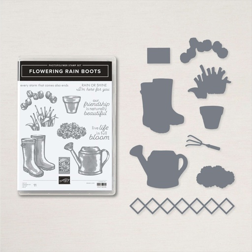 Flowering Rain Boots Bundle Ink and Ingenuity