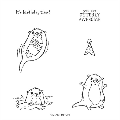 Awesome Otters Stamp Set Ink and Ingenuity